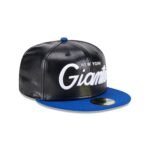 New York Giants Faux Leather Crown 59FIFTY Fitted Hat - Image 3