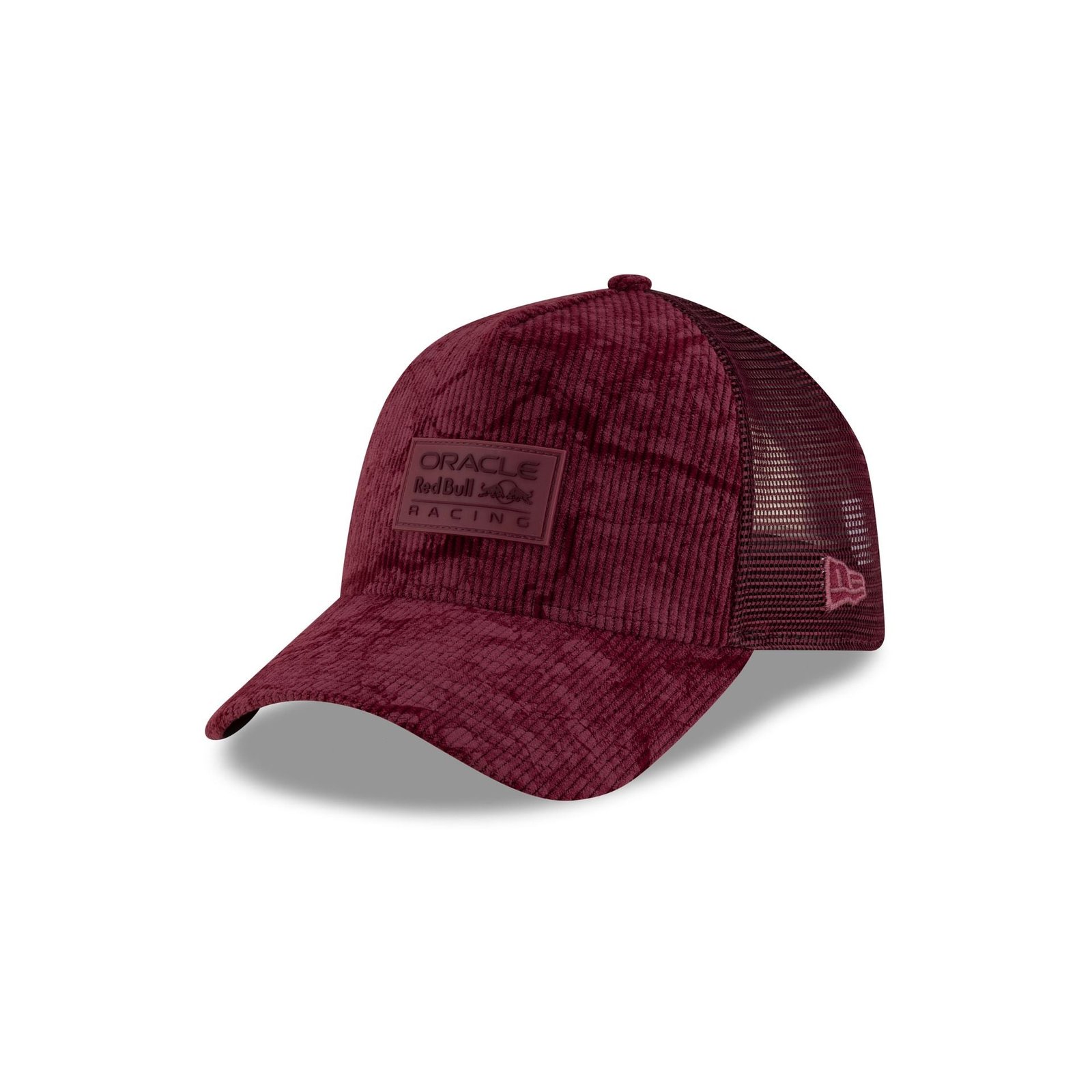 60595762_9FORTYAF_EMEASS25_MOTOR_RBULLF1_SCA_3QL.jpg Oracle Red Bull Racing Corduroy 9FORTY A-Frame Trucker Hat - Image 1