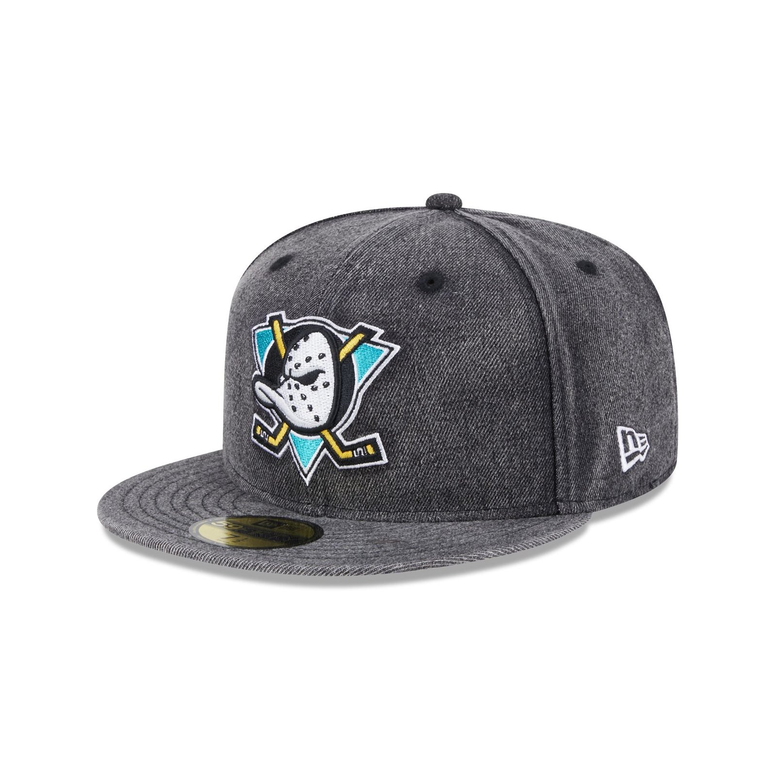 60654410_59FIFTY_LifestyleEnergy_ANAMIG_BLK_3QL.jpg Anaheim Ducks NHL Pack 59FIFTY Fitted Hat - Image 1