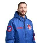 Alpha Industries x New York Yankees L-2B Hooded Bomber Jacket Brown - Image 2